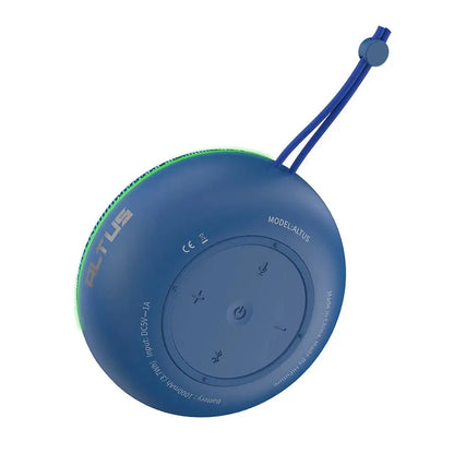 HiFuture Altus 10W Portable Wireless Bluetooth Speaker – LED Lights, Blue | 8hr Playtime KGS