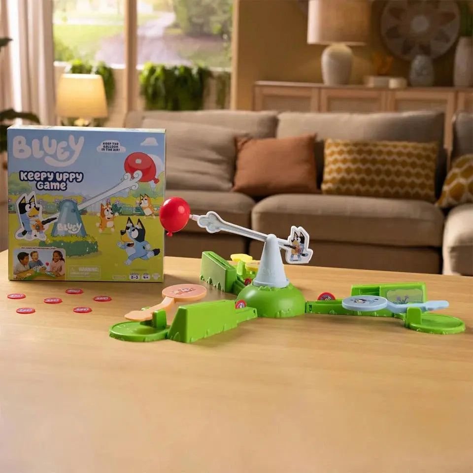 Bluey Keepy Uppy Tabletop Game Kids Family Playset Toy Ages 4+ KGS