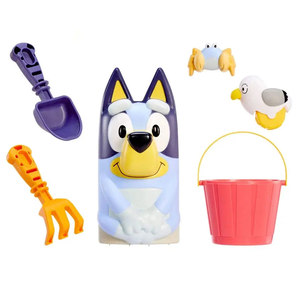 Little Tikes Bluey Beach Day Sandbox | Outdoor Sandpit Toy w/6 Accessories 1y+ AEX
