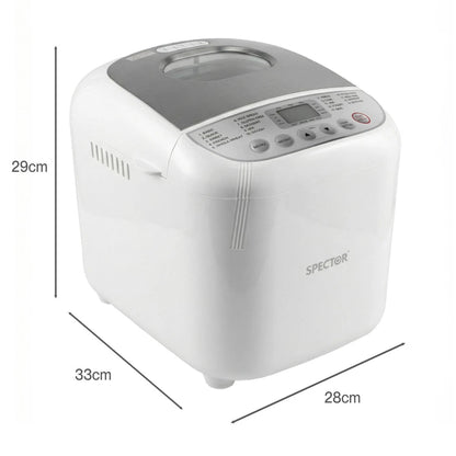 Spector Automatic Bread Maker | 12 Programs | Non-Stick Pan | Gluten-Free Option Spector Av8Store