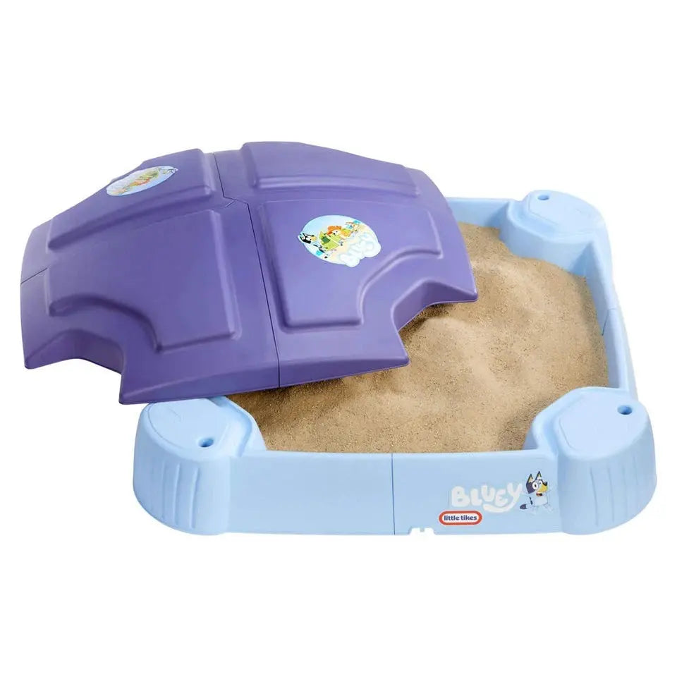 Little Tikes Bluey Beach Day Sandbox | Outdoor Sandpit Toy w/6 Accessories 1y+ AEX