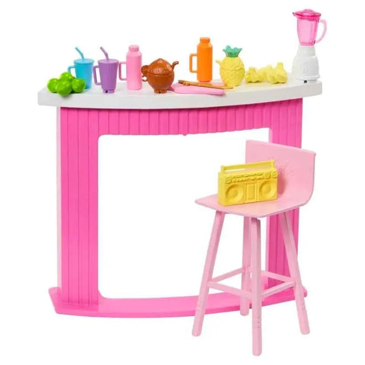 Barbie Story Starter Smoothie Bar – Doll House Furniture & Playset Accessories SYNS