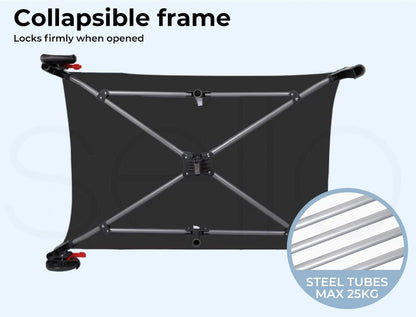 Bopeep Baby Cot Bed Crib Portable Bassinet Safety Rails Fence Foldable Travel Av8Store Av8Store