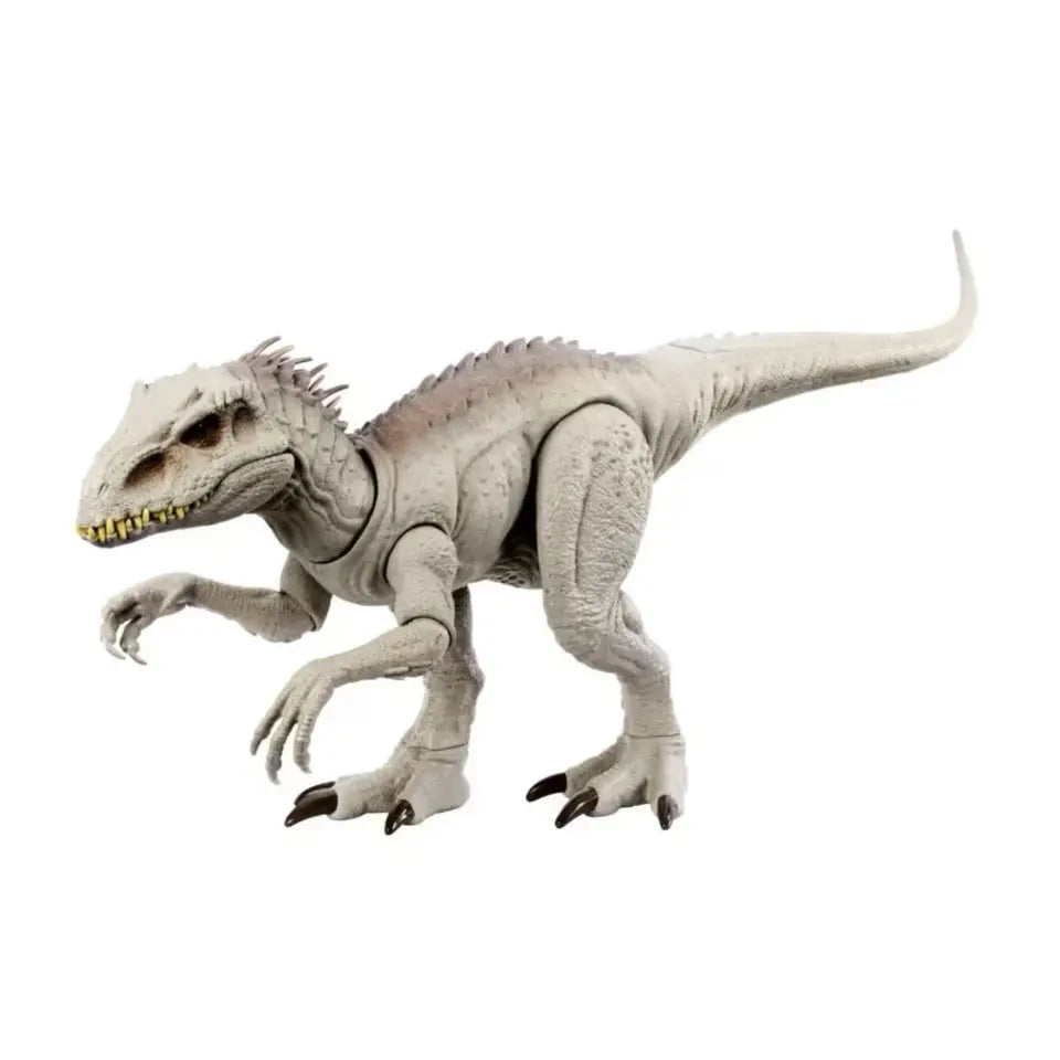 Jurassic World Camouflage N Battle Indominus Rex – Roaring, Chomp & Light‑Up Dino Toy SYNS