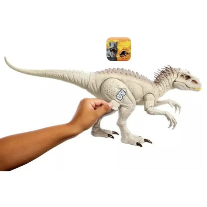 Jurassic World Camouflage N Battle Indominus Rex – Roaring, Chomp & Light‑Up Dino Toy SYNS