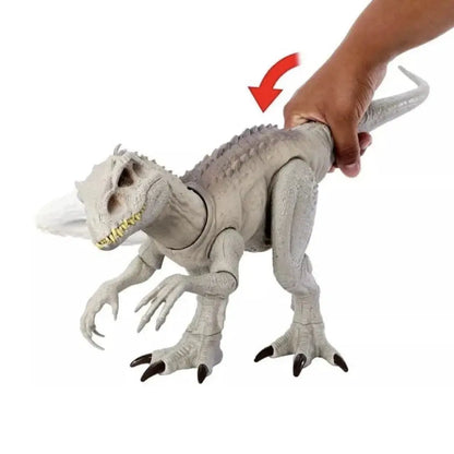Jurassic World Camouflage N Battle Indominus Rex – Roaring, Chomp & Light‑Up Dino Toy SYNS