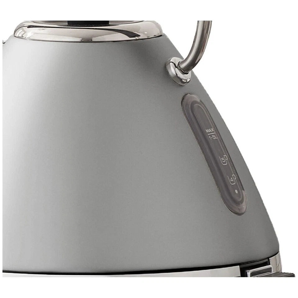 Morphy Richards Venture Pyramid Electric Kettle 1.5L 2200W – Steel Grey (MRVK15SG)