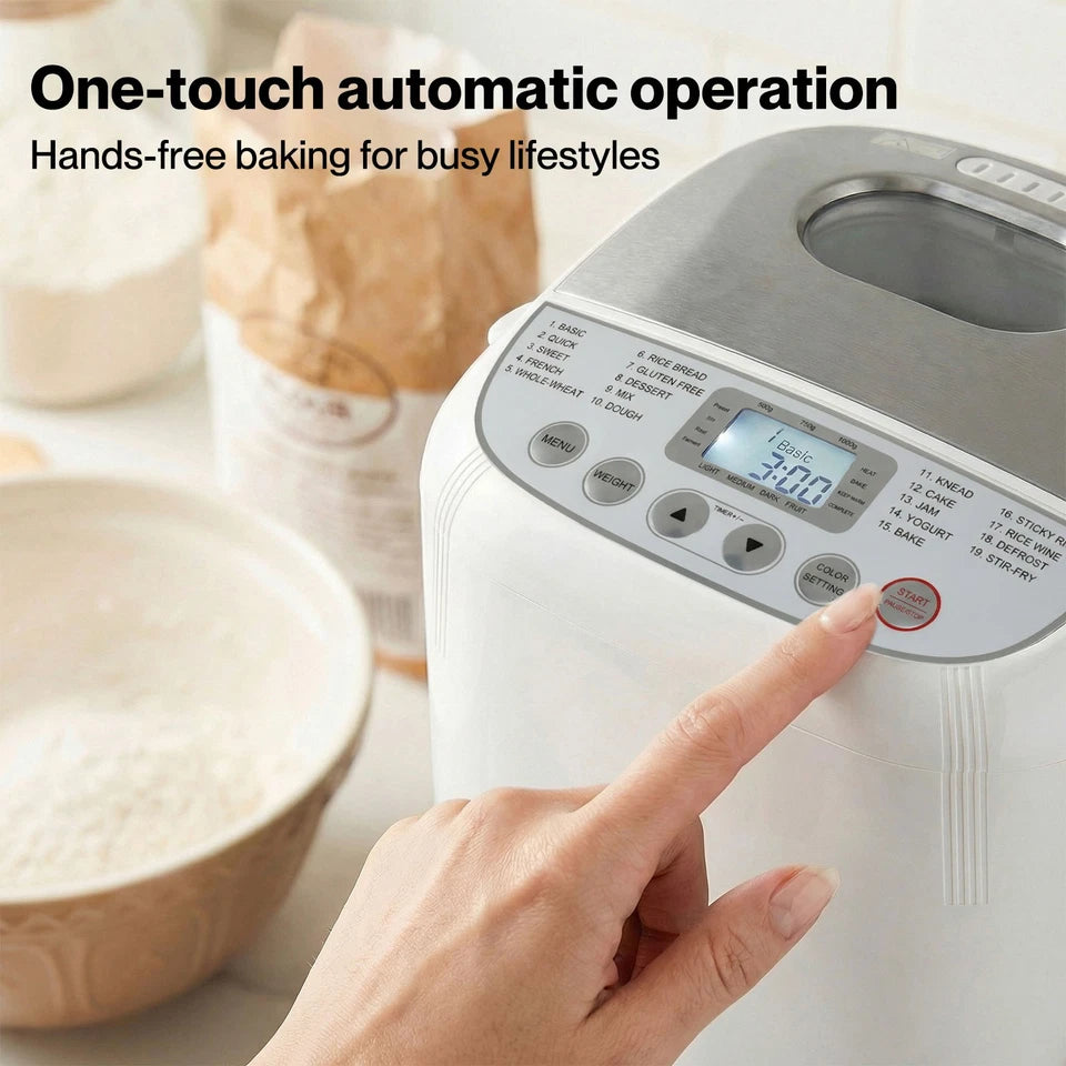 Spector Automatic Bread Maker | 12 Programs | Non-Stick Pan | Gluten-Free Option Spector Av8Store