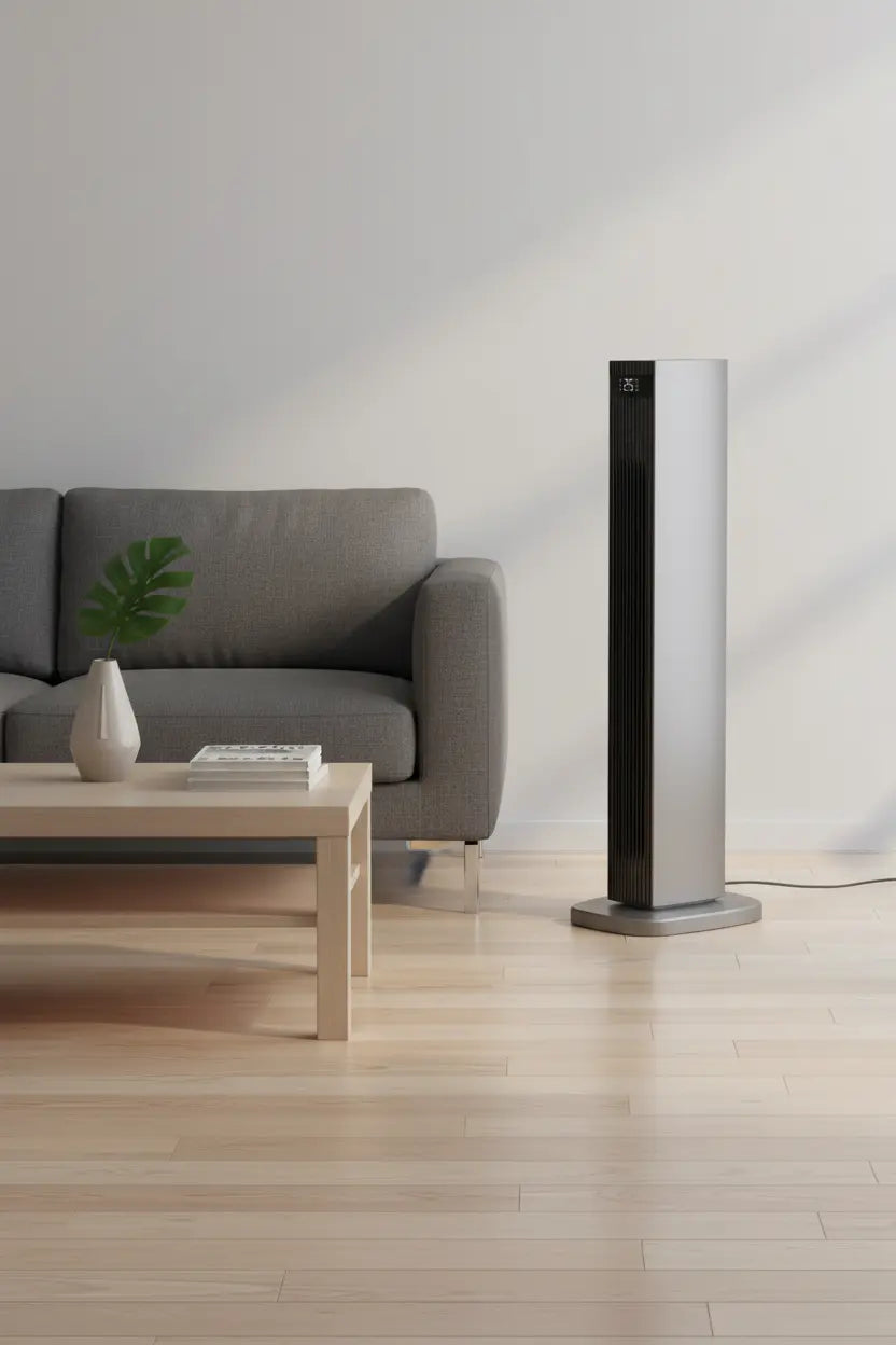 Dimplex 2200W Digital Ceramic Oscillating Electric Heater – 12h Timer, Grey KGS