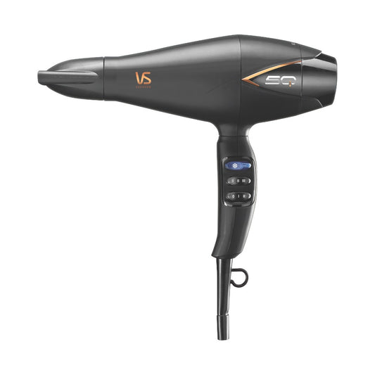 VS Sassoon 5Q Brilliance 2200W hair dryer with diffuser on white background