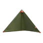 Green triangular TC cotton camping stove windshield